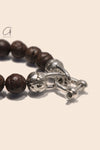 Parts of Four Bodhichitta S3 Charm Bodhichitta S3 Bracelet PS4-1418-1-BC+MA-YGCY Bodhichitta Beads+Matte Sterling Silver PPOF10
